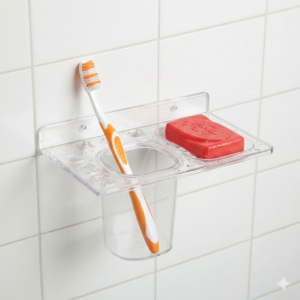 3 in 1 Soap dish with tumbler