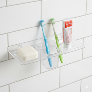 4 in 1 soap dish with tumbler