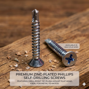 SDS (SELF DRILLING SCREWS ) ZINC FINISHING  HAMMERMART.COM