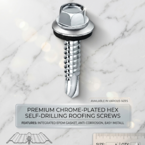 SDS HEX SCREW WITH WASHER (SHEET METAL SCREW) ZINC HAMMERMART.COM