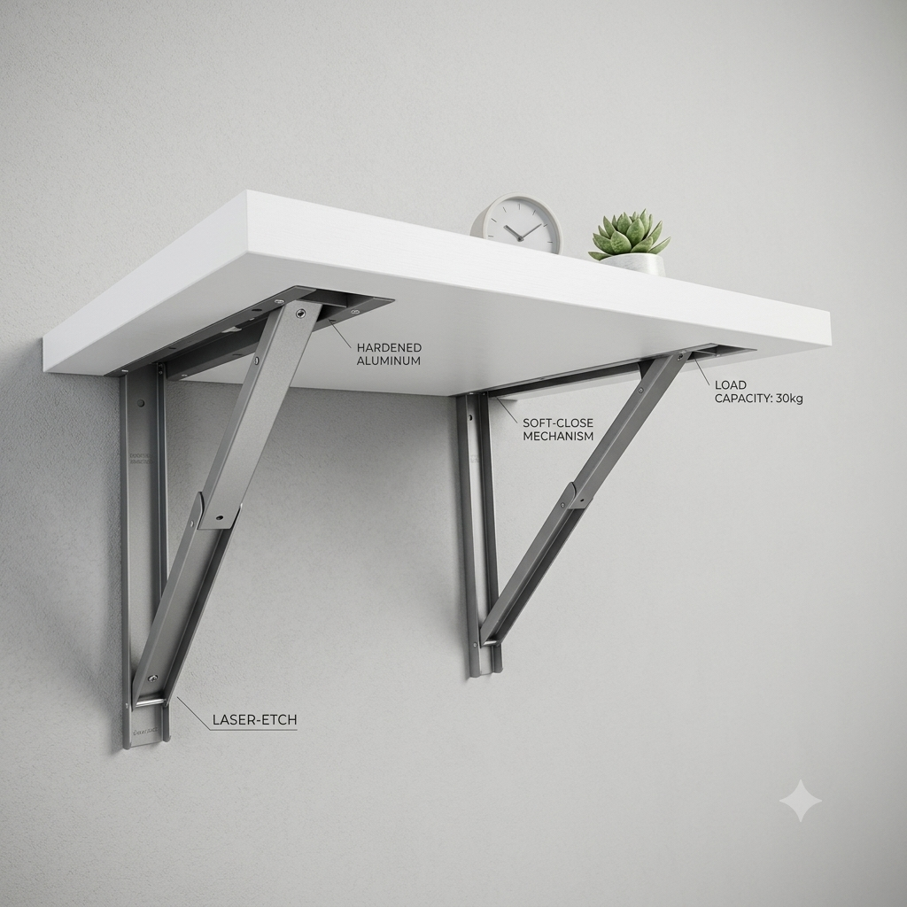 TABLE BRACKET ALL SIZE HEAVY FOR KITCHEN AND HOME USE (FOLDING BRACKET) - Image 2