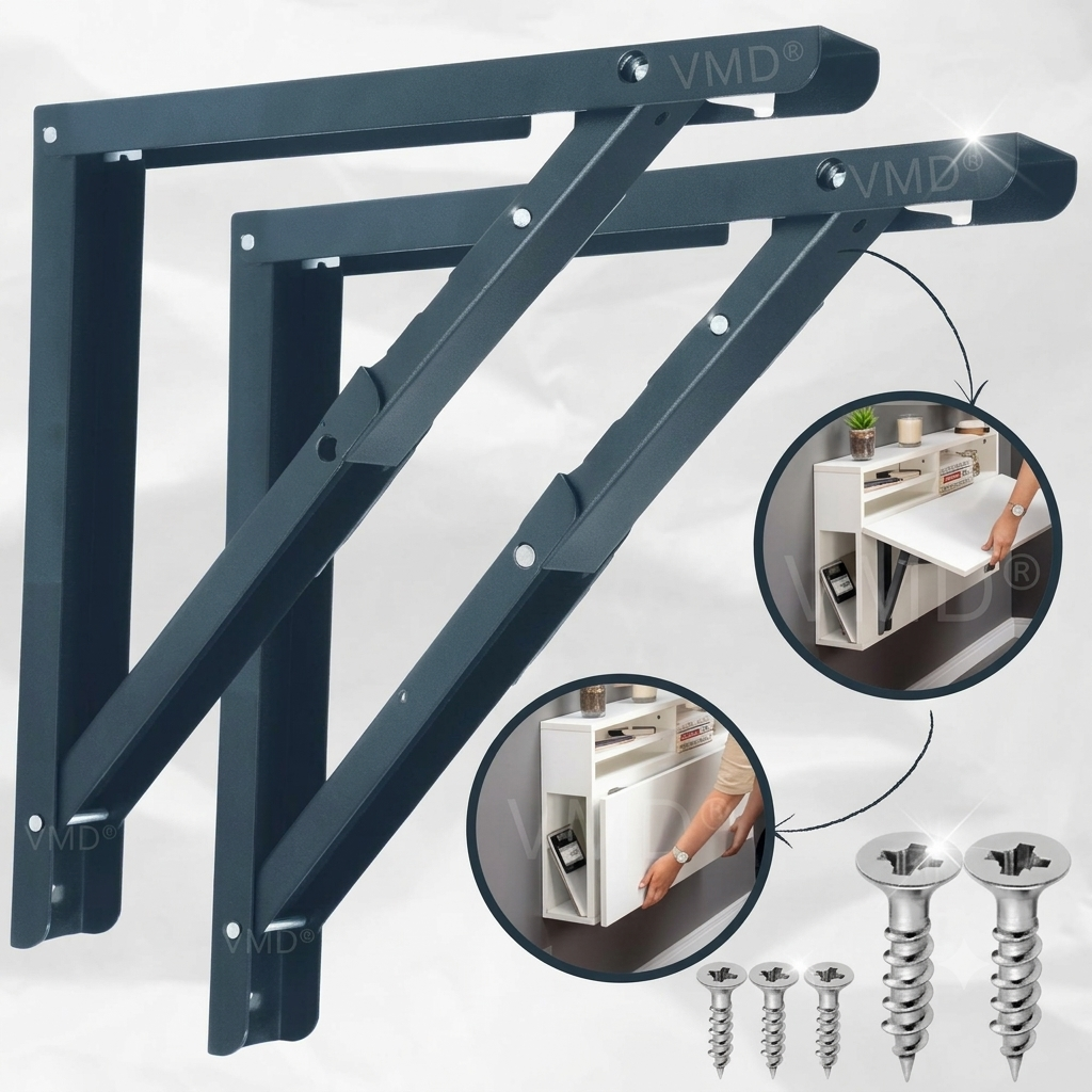 TABLE BRACKET ALL SIZE HEAVY FOR KITCHEN AND HOME USE (FOLDING BRACKET) - Image 3